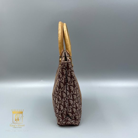 CHRISTIAN DIOR VINTAGE MONOGRAM TOTE BAG - Picture 8 of 16